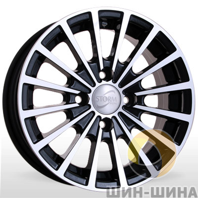 Диски BK 396 BP (Black Polished) Storm